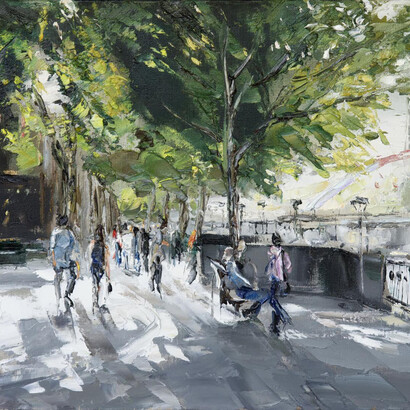 Southbank Promenade, Melbourne by David Porteous-Butler (detail)