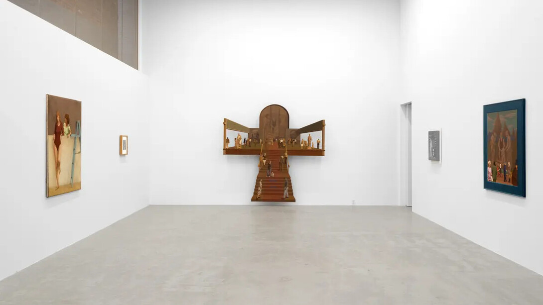 David Hollowell, Hollowell heaven, exhibition view. Courtesy of Harkawik