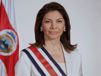 Laura Chinchilla, 46.° presidenta de la República de Costa Rica desde el 8 de mayo de 2010 y hasta el 8 de mayo de 2014