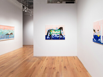 Horses for the Trees. Courtesy of Denny Dimin Gallery