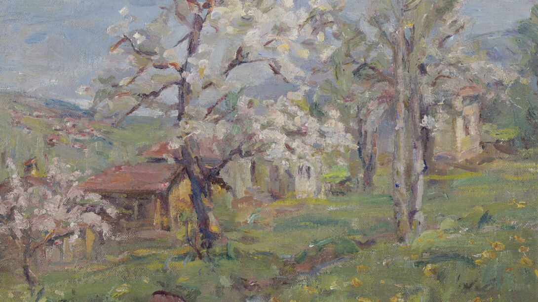 Elena Karamihaylova, Landscape (detail). Courtesy of the National Gallery