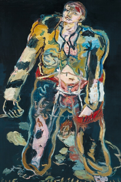 Georg Baselitz, Rebel, 1965, Oil on canvas © Georg Baselitz 2014
