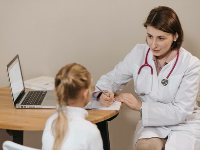 Doctor asks child questions