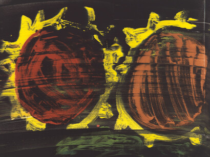 Karl Horst Hödicke, Sonnenblumen (detail), 1992. Courtesy of Leo Gallery 