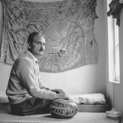 José María Arguedas, escritor y antropólogo peruano, amigo de Moro y Westphalen