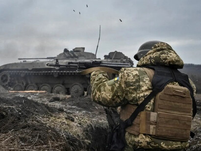 Fuerzas armadas ucranianas en combate