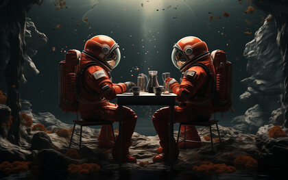 Astronaut food has come a long way from the old “toothpaste tubes”