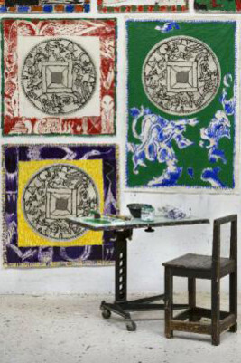 Pierre Alechinsky. Courtesy of Galerie Lelong