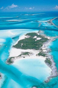 Aerial view of Exuma Islands
