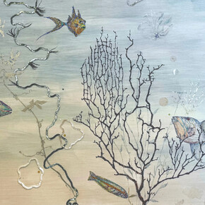 Marilla Palmer, Ode to the hermaphrodites (detail), 2025. Courtesy of Kathryn Markel Fine Arts