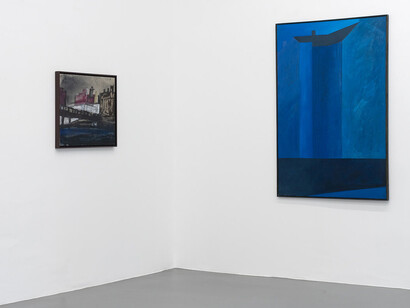 Various artists, Cityscapes, exhibition view. Courtesy of Galerie Poll