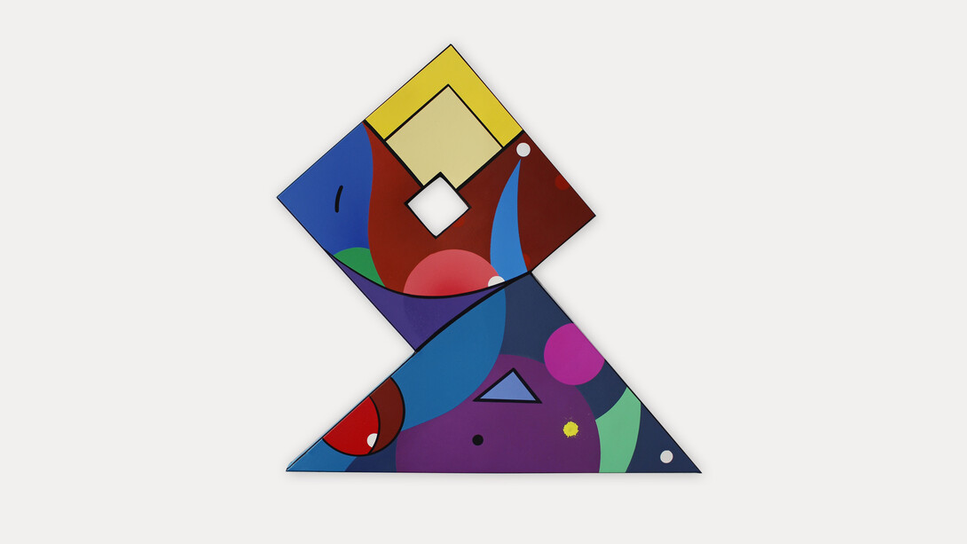 MOSES & TAPS™, IMAGE OF GRAFFITI™ XXIX, 2019 – Spraypaint and acrylic on canvas, 92 x 94 cm