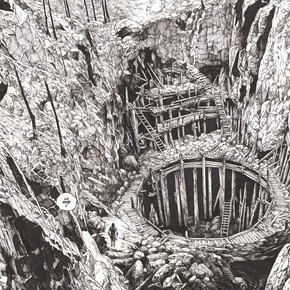 Christophe Bec, Thorgal - La déesse d'ambre. Courtesy of Huberty & Breyne Gallery