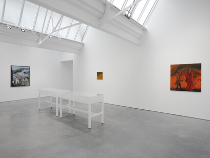 Karlo Kacharava. People and places, installation view. Courtesy of Modern Art 