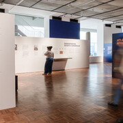 Sport and sportspeople in KL Auschwitz, exhibition view. Courtesy of Kazerne Dossin