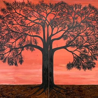 Fabio Pietrantonio, Natural Love - Oltre l'infinito - 200x240 cm. Courtesy of the artist and Gallerie d'Italia Napoli