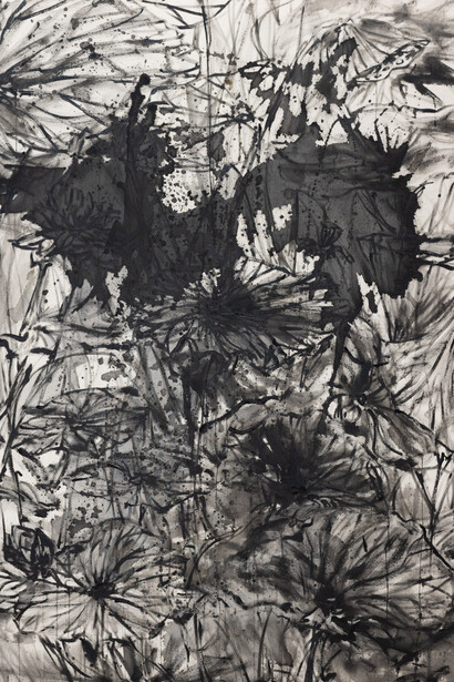 Jeana Zhenyu Zhang, As reflection (detail), 2026. Courtesy of VillageOneArt