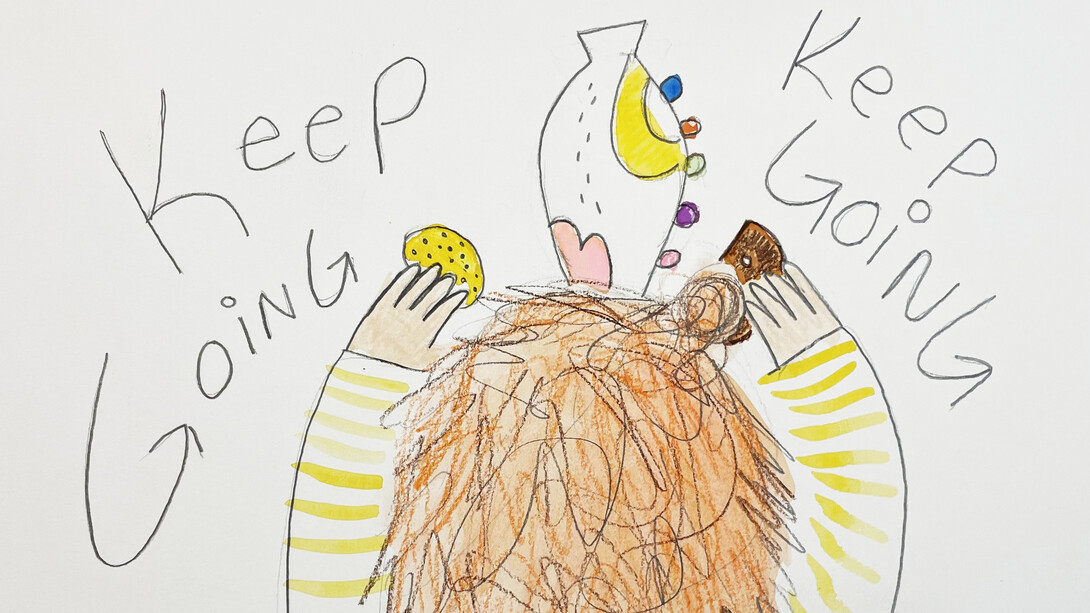 Laura Williams, Keep going. Courtesy of Jackson Junge Gallery