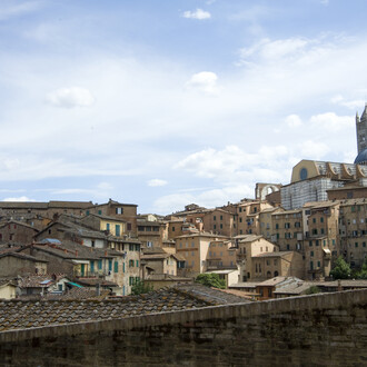 Siena, scorcio panoramico dalla Contrada del Drago, foto di Giulia Brogi