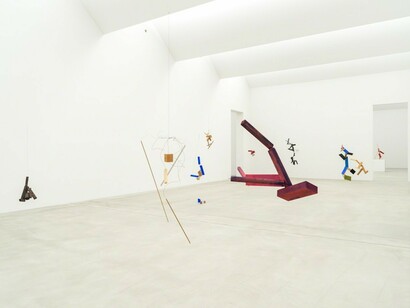 Joel Shapiro, Exhibition view. Courtesy of Kunstmuseum Winterthur