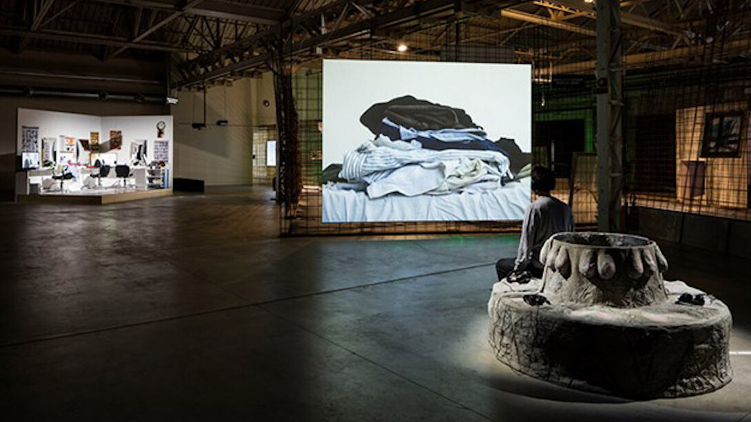 Laure Prouvost, Exhibition view. Courtesy of HangarBicocca