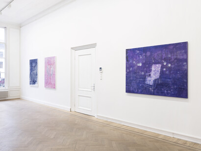 Michael Raedecker. Courtesy of GRIMM