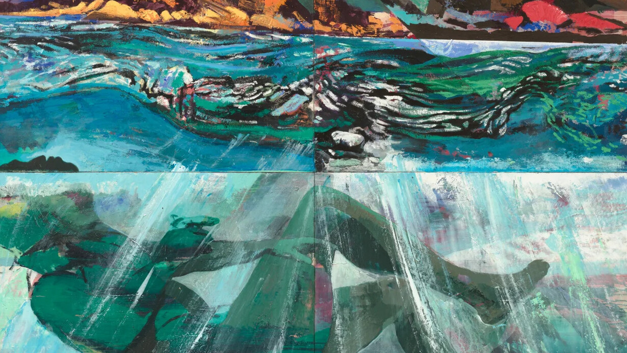 Che Lovelace, Head above water (detail), 2025. Courtesy of Nicola Vassell Gallery