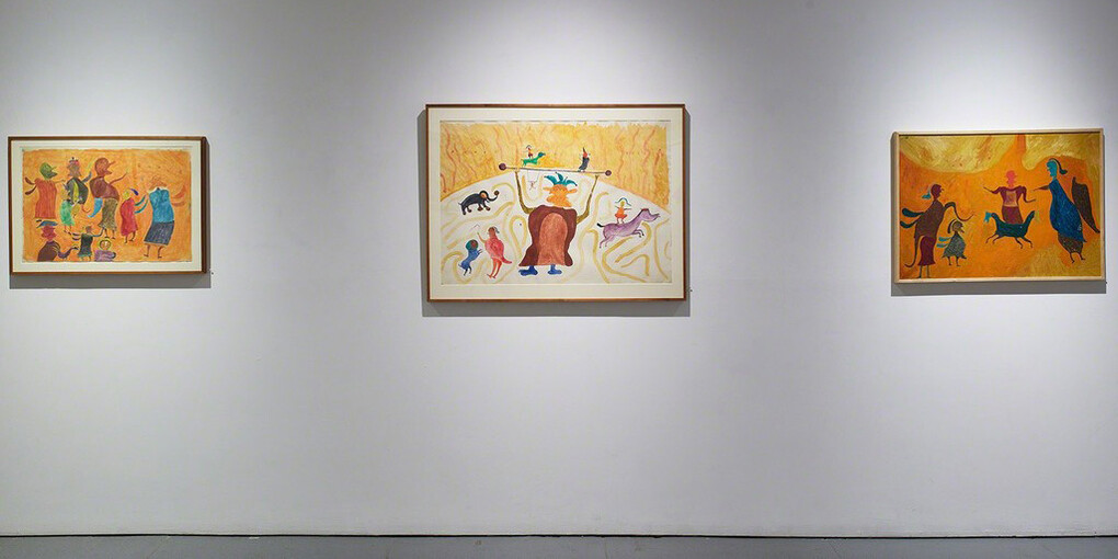 Welcoming the Two Faced Rider. Courtesy of Cavin Morris Gallery