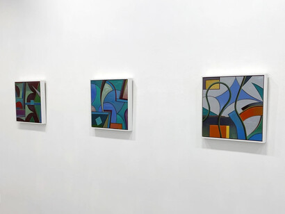 William Conger, Lumen, exhibition view. Courtesy of Bruno David Gallery