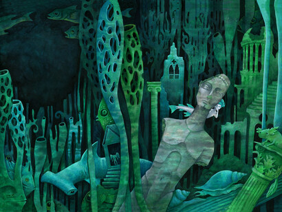 La più piccola delle sirene, ill. di Michelangelo Rossato da La sirenetta, Ed. ARKA