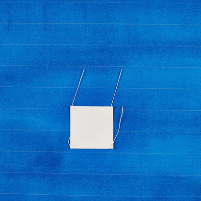 Bilgé Friedlaender, Wareham, 1975, watercolor, pencil, string on Arches paper, 22x30 in (detail). Courtesy of SAPAR Contemporary