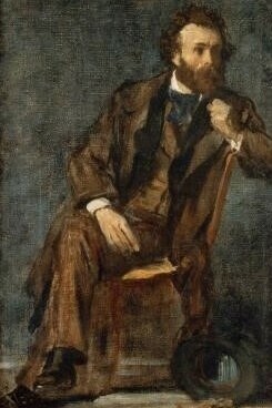 Edgar Degas, Portrait de Gustave Moreau