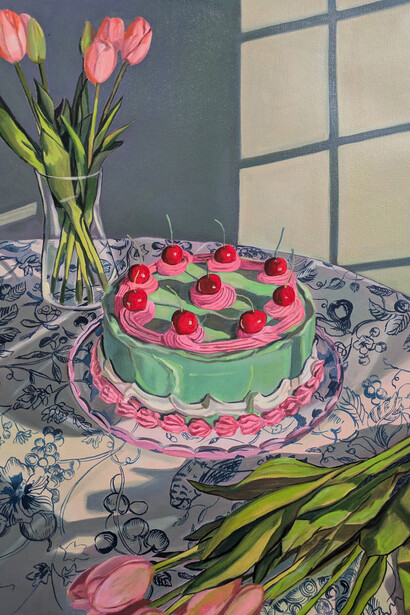 Deb Koo, Cake for the holidays, 2024. Con la cortesia di Tube Culture Hall