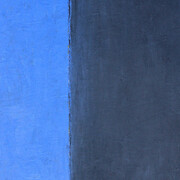 Laura Beard, Acoustic Shadow Blue, 2018, Mixed media, 36 x 48 inches (91.44 x 121.92 cm). Courtesy of Bruno David Gallery and Laura Beard