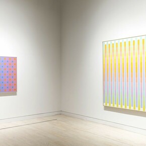 Edna Andrade. Symmetries, exhibition view. Courtesy of Locks Gallery