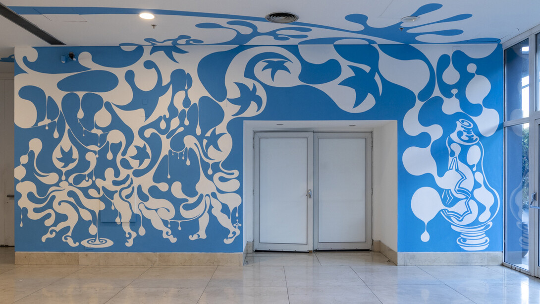 Alberto Passolini, Dreaming in splashes, exhibition view. Couretsy of Museo de Arte Moderno de Buenos Aires