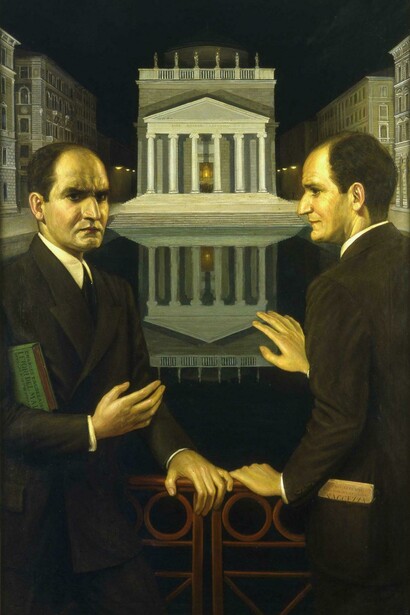 "Autoritratto bifronte", Cesare Sofianopulo, (1936)