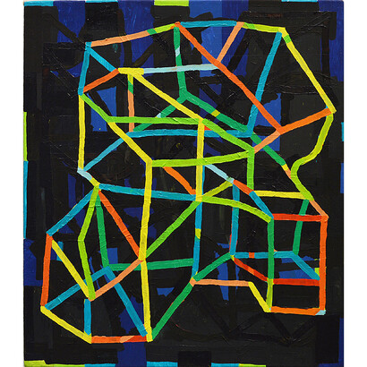 Jason Karolak, Untitled (P-1420), 2014, oil on linen, 16 x 14 inches