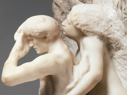 Auguste Rodin; Orfeo y Eurídice (detalle)