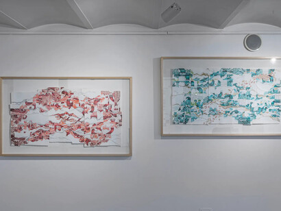Agustina Chaufan, Conjuro, vista de exhibición. Cortesía de Galería Praxis 