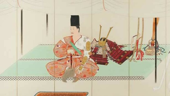 Yasuda Yukihiko, Camp at Kisegawa (detail), 1940/41. Courtesy of the National Museum of Modern Art