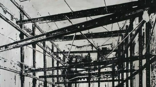 Heribert C. Ottersbach Abstraktes Bild Acryl auf Leinwand, 2010 - 140 x 190 cm