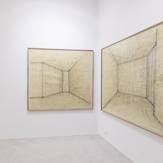 Cecília Costa, Fumo os fins, vista da exposição. Cortesia da Aura Galeria