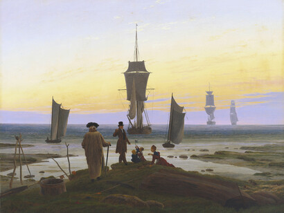 Caspar David Friedrich; Las tres edades, 1834, Leipzig, Museum der bildenden Künste
