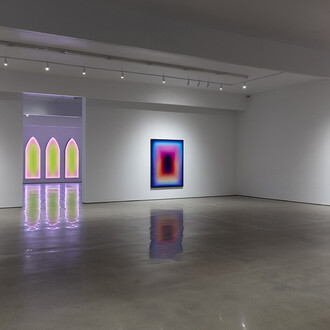 Nick Thomm, Sudden synesthesia, exhibition view. Courtesy of The Hole