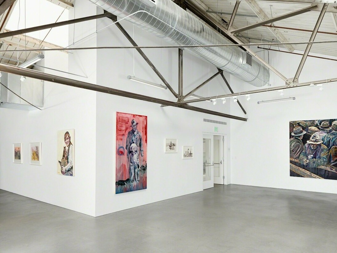 Hung Liu, Exhibition view. Courtesy of Rena Bransten Gallery
