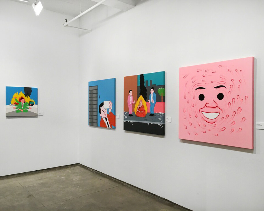 Joan Cornellà, Exhibition view. Courtesy of Josee Bienvenu Gallery