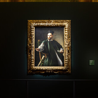 Il ritratto svelato , vista della mostra. Per gentile concessione delle Gallerie Nazionali di Arte Antica