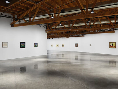 Arshile Gorky, Horizon west, exhibition view. Courtesy of Hauser & Wirth Gallery