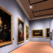 Sentimento e ragione nella pittura del grande Ubaldo Gandolfi, vista della mostra. Per gentile concessione di Artemide PR